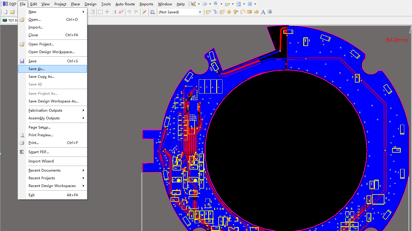 AD 6.9中PCB如何轉(zhuǎn)化為Protel 99 se